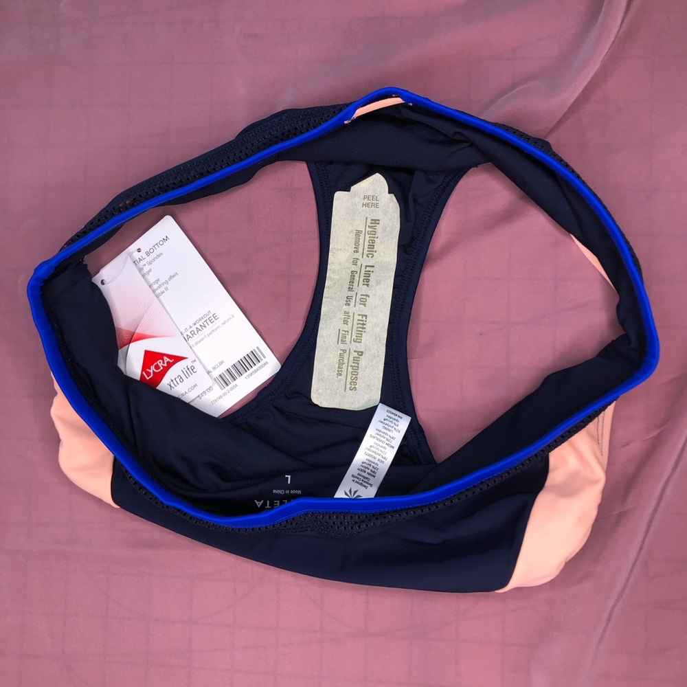 Large - NWT - Athleta Colorblock Swim Bottoms - Picture 4 of 10